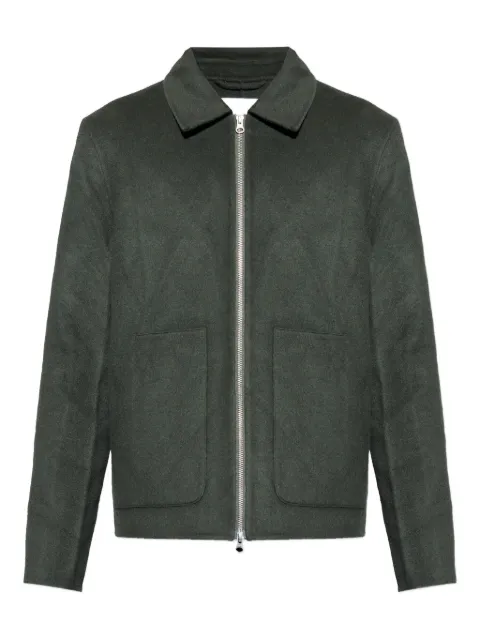 SAMSOE SAMSOE Sapaulo zip-fastening side-pockets jacket Green M25400037