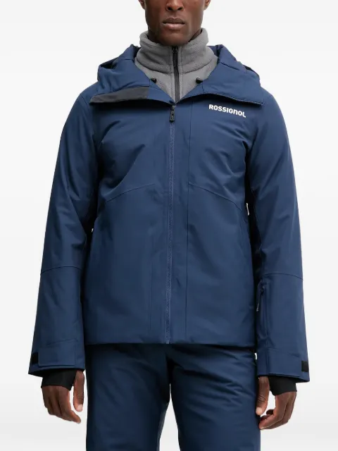 Rossignol Rochrun hooded zip-fastening ski jacket Blue RLOMJ23