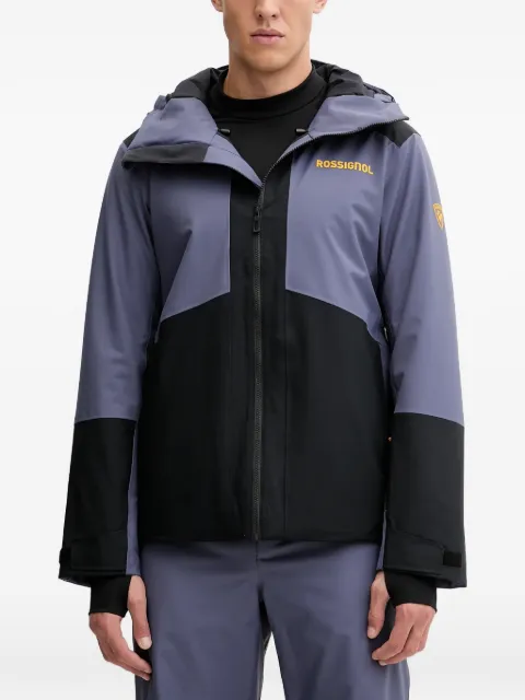 Rossignol Rochrun logo-detail hooded skI jacket Grey RLOMJ23