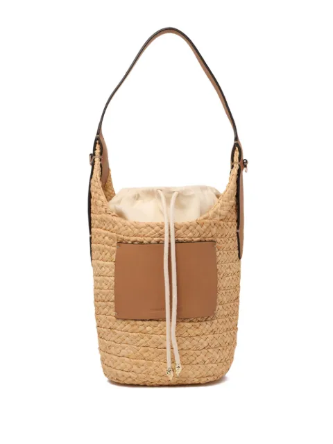 Helen Kaminski leather-pocket bucket bag Neutrals BAG51961
