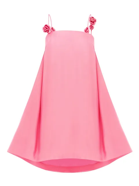 Leo Lin Fiona rose-straps mini dress Pink LLRE26083PINK