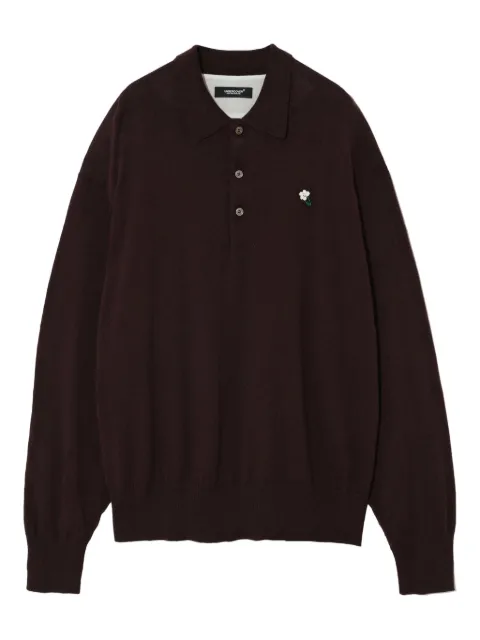 Undercover appliqué flower sweater Brown UC1E4904