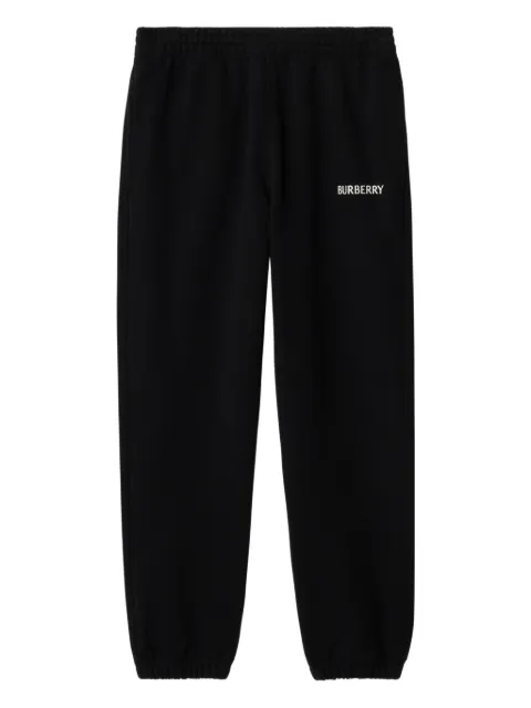 Burberry logo cotton jogging pants Black 8119001