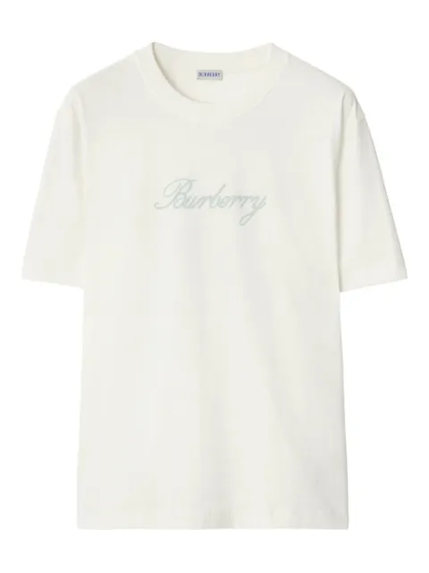 Burberry Rain Or Shine cotton T-shirt White 8119047