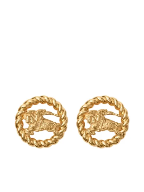 Burberry EKD stud earrings​ Gold 8120248