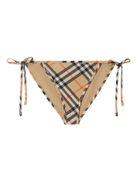 Burberry check bikini briefs Neutrals 8122513
