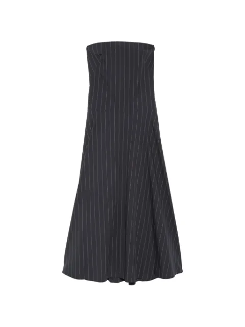 St. Agni Rouleau striped maxi dress Blue S2628004ISE