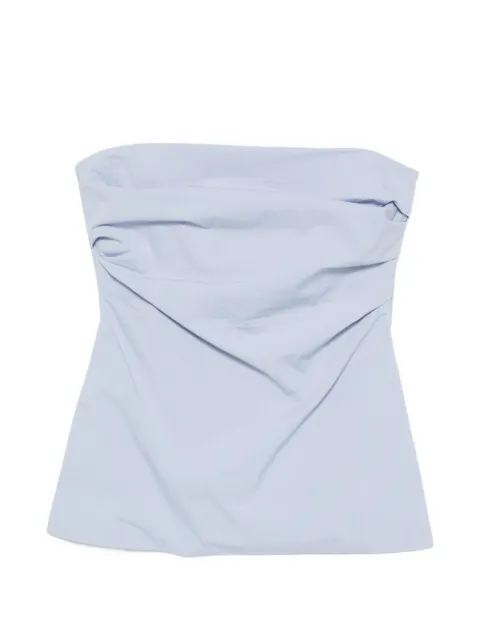 St. Agni strapless tie-back top Blue R25211SKY