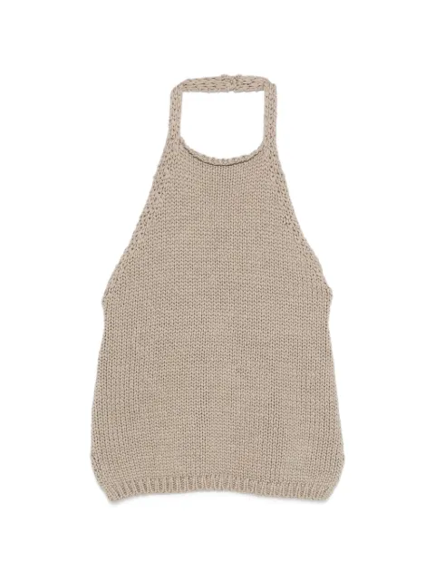 Róhe chunky-knit halter top Neutrals 61923305