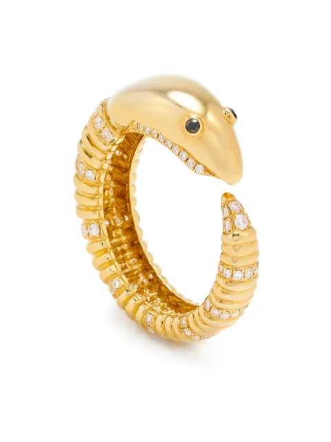 Yvonne Léon Crayfish diamond ring Gold BAGUEECREVISSEOJ