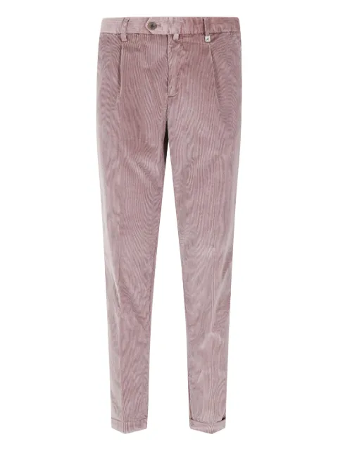 Myths corduroy pleated trousers Pink 25WM19L14FR