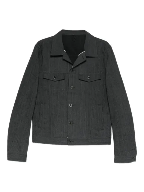 Deepti buttoned shirt jacket Grey D143R