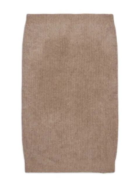 LouLou de Saison rectangular scarf Neutrals EMRYSCARF