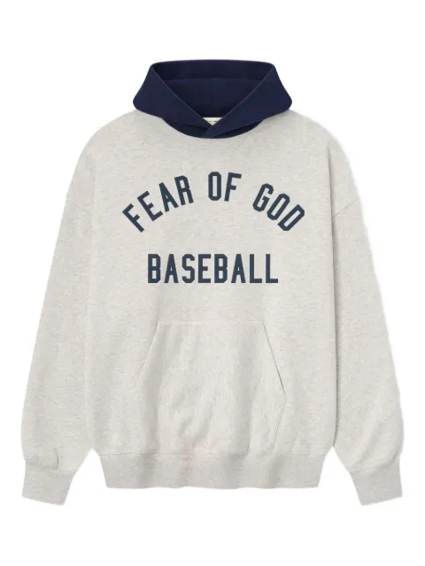 FEAR OF GOD ESSENTIALS x MLB logo hoodie Grey 192ML252002F