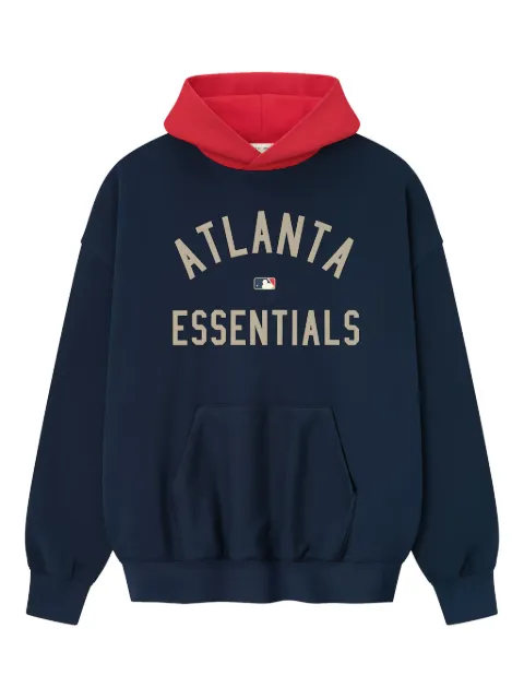 FEAR OF GOD ESSENTIALS x MLB Braves hoodie Blue 192ML252017F