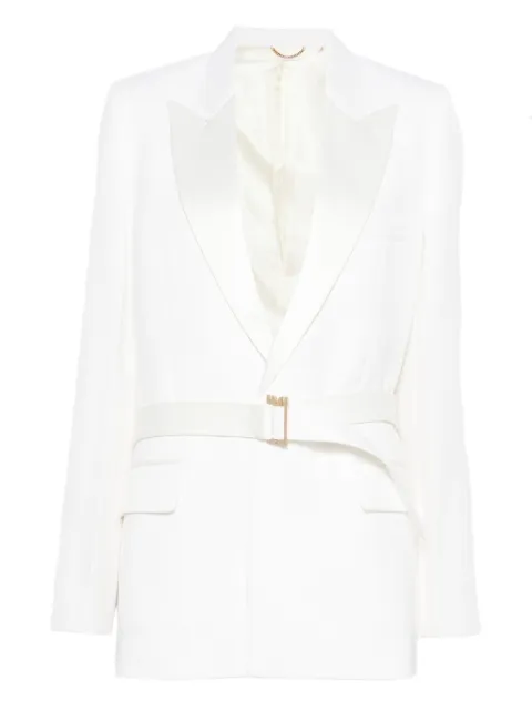 Victoria Beckham belted blazer White 1126WJK006909B