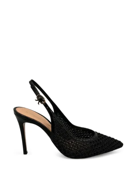 Gianvito Rossi stiletto slingback heeled pumps Black G9562895RICINU