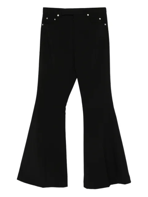 Rick Owens embellished flared trousers Black RU02E1365WGP