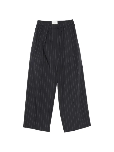 St. Agni striped pleated trousers Blue S2627207ISE