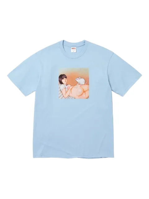 Supreme mouse-graphic T-shirt Blue SU26261
