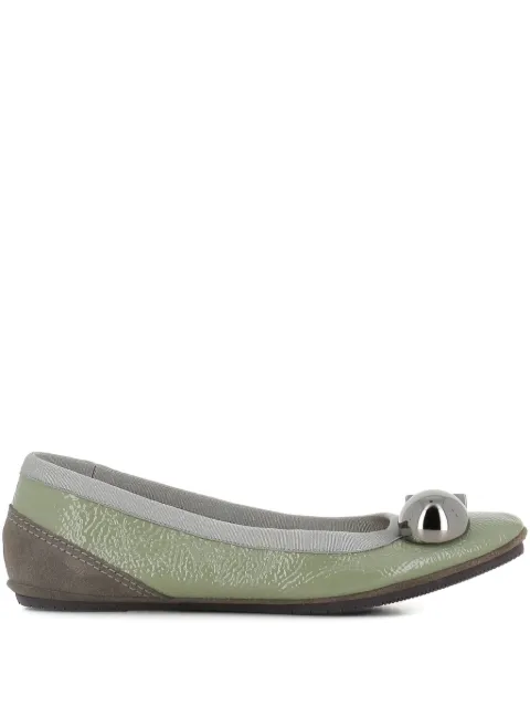 Dove Nuotano Gli Squali Becky appliqué ballet flats Green BECKY
