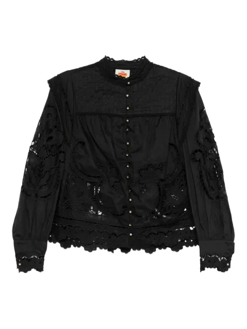 FARM Rio cotton shirt Black 351180