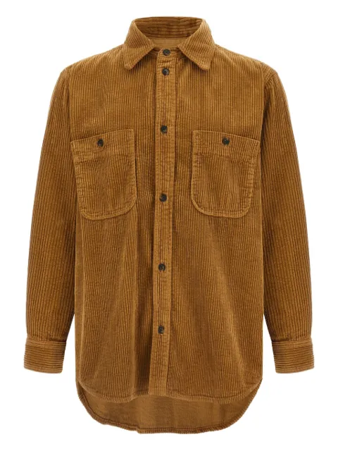 MARANT Nario corduroy-effect shirt Brown CH0198HAB4G03H