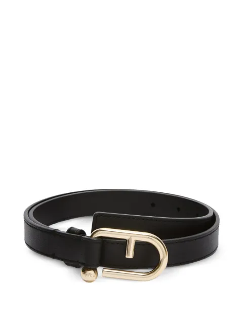 Furla Nuvola leather buckle belt Black WC00089BX20451007