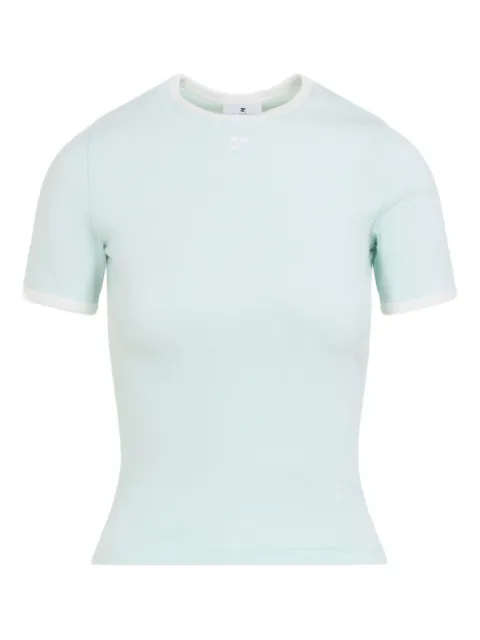 Courrèges ringer logo top Blue 125JTS017JS0203