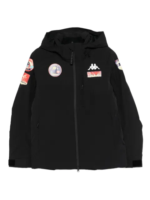 Kappa patch-appliqué jacket Black 372C6MW
