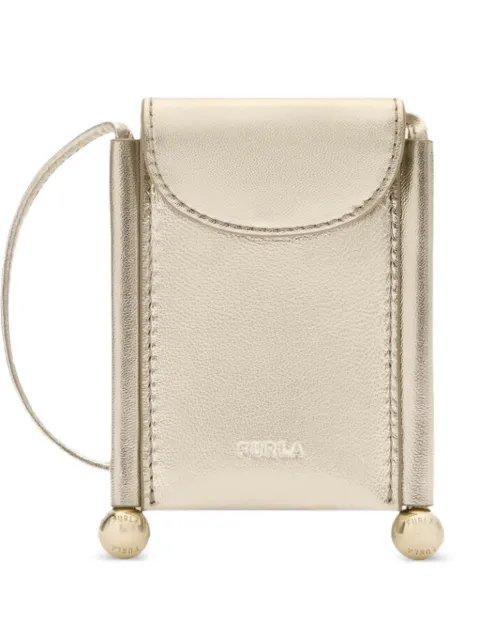Furla small logo Sfera card holder Gold WP00574BX39731007