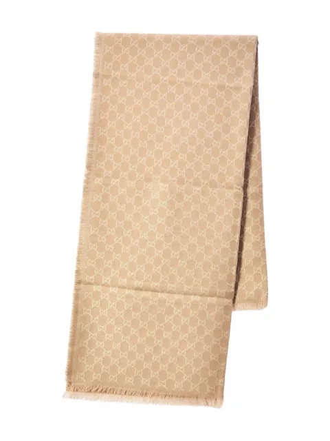 Gucci fringed-detail shawl Neutrals 845243PCEX3GC46
