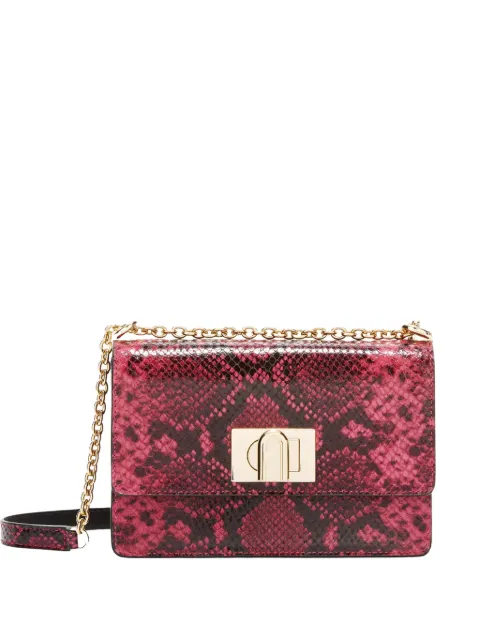 Furla 1927 animal-print mini bag Pink BAFKACOBX41781007