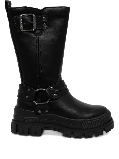 Buffalo Aspha buckle-strap boots Black 1270123