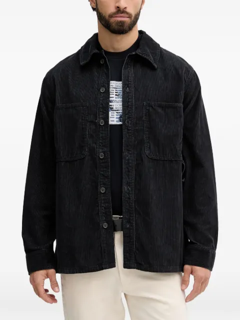 Armani Exchange pocket corduroy shirt Black XM001588AF18825