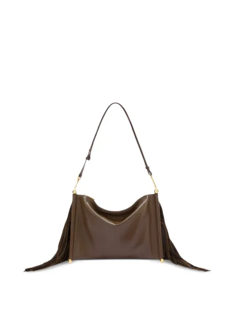 Furla Sfera fringing shoulder bag Brown WE00836BX4332