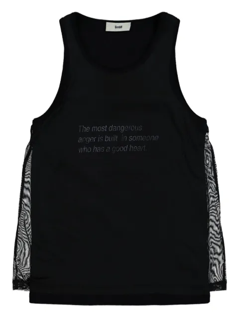 GmbH round-neck tank top Black ANGERVEST1