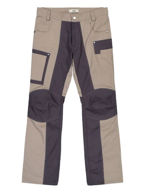 GmbH knee-patch cargo pants Neutrals WOLFGANG