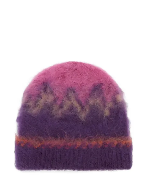 ISABEL MARANT Alessa wool beanie Purple BE043MFAD1D01A