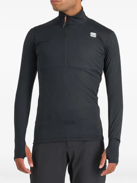 SPORTFUL zip-up performance top Black 0421533