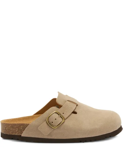 Scholl buckle-strap mules Neutrals F321982361