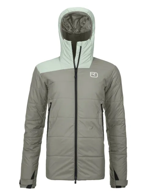 ORTOVOX quilted hooded jacket Grey 61008