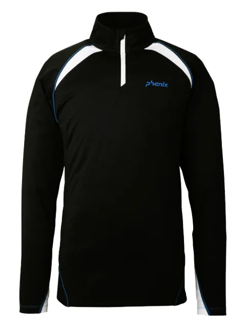 PHENIX zip panelled knitwear Black M25LS30