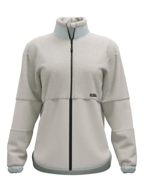ORTOVOX logo-appliqué panelled jacket Neutrals 87116
