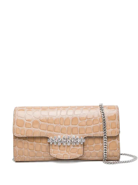 Jimmy Choo Bing mini bag Neutrals BINGWALLETCHAINWMW