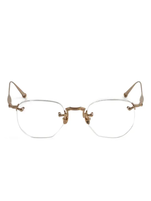 Matsuda rimless geometric glasses Gold M5006