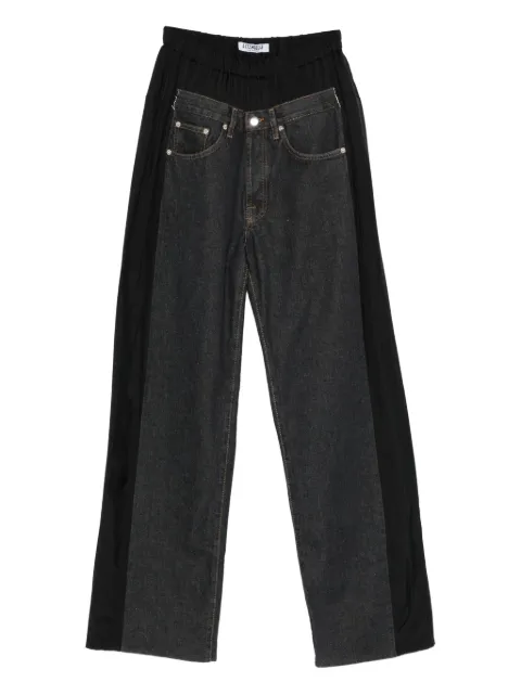 Lutz Huelle Low Denim trousers Black LOWDENIM