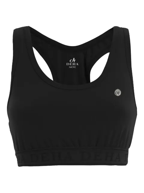 DEHA logo-detail sports bra Black A00100