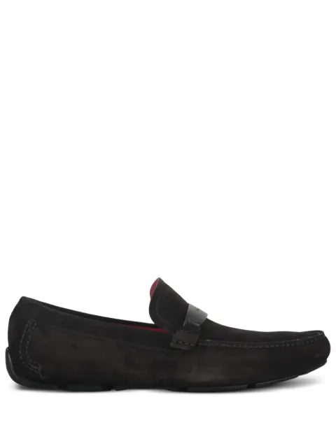 Ferragamo suede loafers Black 747743