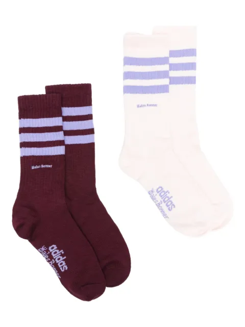 adidas x Wales Bonner 3-Stripes socks (pack of two) Red KD7727